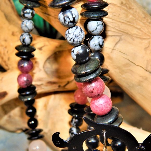 BoHo Gemstone Lovers Dream Heavy Necklace - Picture 12 of 16